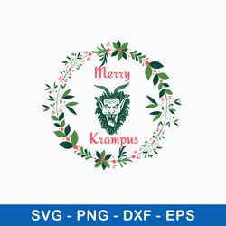 Merry Krampus Svg, Krampus Svg, christmas Svg, Png Dxf Eps File