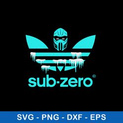 Mortal Kombat Sub Zero Adidas Svg, Sub Zero Svg, Png Dxf Eps File