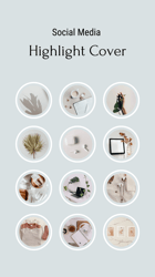 12 Lifestyle Instagram Highlight Icons. Beautiful  Instagram Highlights Images.  Beige Instagram Highlights Icons.
