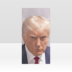 Trump Mugshot Beach Towel