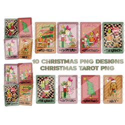 Christmas Png Bundle, Christmas PNG, Merry Christmas Png, Merry Girncmas Png, Christmas Tarot Png, Girnc Png, Retro Chri