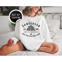 Sanderson Witch Museum Sweatshirt, Halloween Sweatshirt, Sanderson Sisters, Witch Sweatshirt, Black Flame Candle Sweater