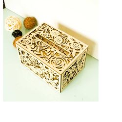 Wedding Card Box With Slot Anniversary Box Personalized Cards Box Wood Card Box For Wedding Post Box Card Holder Envelop