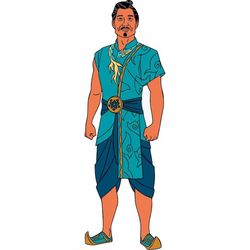 QualityPerfectionUS Digital Download - Raya and the Last Dragon Chief Benja - PNG, SVG File for Cricut, HTV, Instant Dow