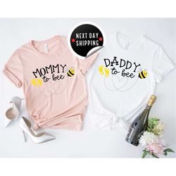 mommy to bee shirt, baby announcement shirts, pregnancy reveal shirt, personalized baby shower shirt, custom family matc