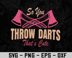 Axe Throwing Funny Crossed Hatchets Svg, Eps, Png, Dxf, Digital Download