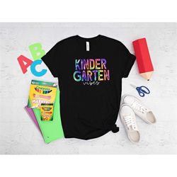 Watercolor Kindergarten Vibes Shirt, Hello Kindergarten Shirt, Kindergarten Shirt, Back To School Shirt, Kindergarten 20