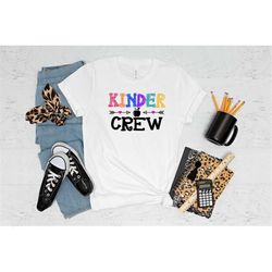 Kindergarten Crew Shirt, Hello Kindergarten Shirt, Kindergarten Shirt, Back To School Shirt, Kindergarten 2023 Shirt, Ki