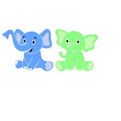 Siting Elephant Pack Cuttable Design SVG PNG DXF & eps Designs Cameo File Silhouette