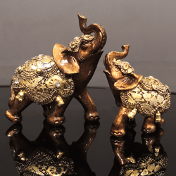 Elephant resin handicraft