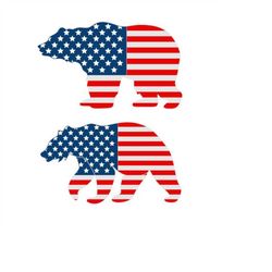 Bear Flag Usa United States California Cuttable SVG PNG DXF & eps Designs Cameo File Silhouette