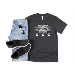 personalized grandpa shirt, custom grandpa shirt, grandpa shirt, papa tee, personalized grandpa gift, gift for grandpa,