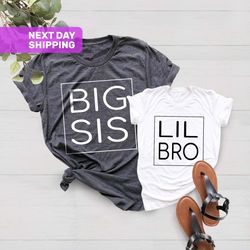 Big Sis Shirt, Lil Bro Shirt, Matching Family Shirt, Sibling