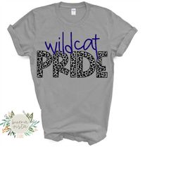 Wildcat Pride Leopard Mascot SVG Digital Cut File  PNG & DXF
