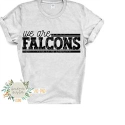 We Are Falcons Mascot SVG Digital Cut File  PNG