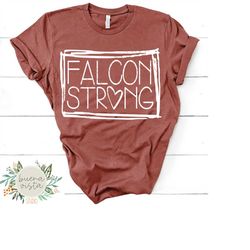 Falcon Strong Mascot SVG Digital Cut File  PNG & DXF