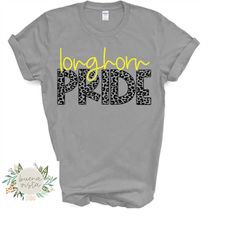 Longhorn Pride Leopard Mascot SVG Digital Cut File  PNG