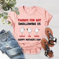 Custom Kids Name Shirt, Cute Mom Gifts, Personalized Mom Shi
