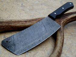 Handmade Damascus Cleaver Chopper chef knife butcher knife Kitchen Knife