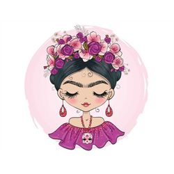 Frida Png , Frida Clipart , Frida Kahlo ,  Digital Download , Instant Download