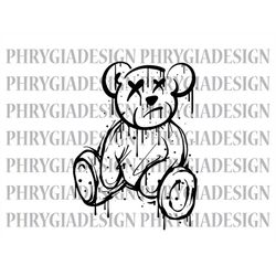 Teddy Bear Svg Png , Teddy Bear Svg , Teddy Bear Clipart , Teddy Bear Sublimation Design , Bear Svg , Digital Download ,