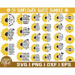 27 Sunflower Quotes Svg Bundle, Sunflower Svg, Flower Svg, Summer Svg,Sunshine Svg Bundle,Motivation,Cricut cut files si