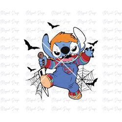 Halloween Murderer Costume Svg, Halloween Chucky Stitch, Trick Or Treat Svg, Spooky Vibes Svg, Pdf, Png, Ai,Eps Files Fo