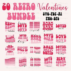 Retro Valentines SVG Bundle, Retro Valentine Designs SVG, Valentine Shirts SCG, Cute Valentines svg, Cut File Cricut, He