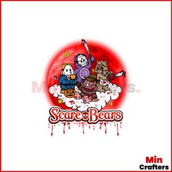 Scare Bears Red Halloween PNG Horror Movie PNG Download
