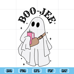 Boo-Jee SVG, Halloween Gift, Ghost Svg, Funny Halloween Svg, Boo Boo Svg, Halloween Character Svg