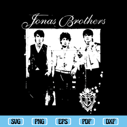 Jonas Brothers Vintage Svg, Jonas Five Albums One Night Tour Svg, Jonas Brothers 2023 Tour Svg, Jonas 90s Svg