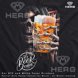 Dad Beer Gift Skeleton Grim Reaper beer Skull Art Image Skeleton beer o Clock Fun Tshirt Png Reaper Pint bachelor file