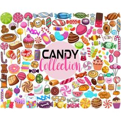 candy svg bundle, candy party svg, candy svg, lollipop svg, sweets svg, candy cane svg, lollipop cut file, instant downl
