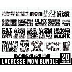 Lacrosse Mom Svg Bundle, Lacrosse Mom SVG, Somebody's Loud Mouth Lacrosse Mama Svg, Lacrosse Vibes Svg, Instant Download
