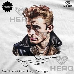 James Dean Rebel without a Cause Png Sublimation Download