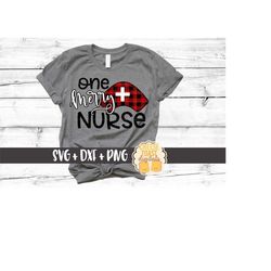 one merry nurse svg, buffalo plaid nurse hat svg, nurse christmas svg, nurse svg, nursing shirt svg, plaid svg, cricut,