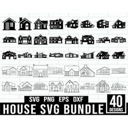 House Svg Bundle, House Silhouette Svg, House Vector Svg, Home Svg, Dog House Svg, House Png, Roof House Svg, Miniature