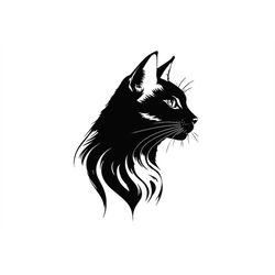 CAT SVG, CAT Clipart, Cat Svg Cut Files for Cricut, Cat Silhouette Svg, Cat Face Svg