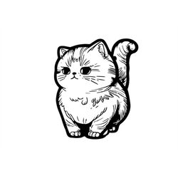 CAT SVG, CAT Clipart, Cute Cat Svg Cut Files for Cricut, Cat Silhouette Svg, Cat Face Svg