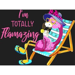 Flamingo Pink holiday Tshirt Png Pink Flamingo Cocktails DTF Image Deck chair with Flamingo bird lover Cool kids Party T
