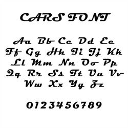 Cars Alphabet SVG, Mouse Font SVG, Letters SVG, Customisable Gift Svg, Vinyl Cut File,