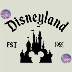 Disneyylandd Text SVG, Customize Family Trip 2023 SVG, Mouse SVG, Magical Castle Svg, Customize Gift Svg, Vinyl Cut File