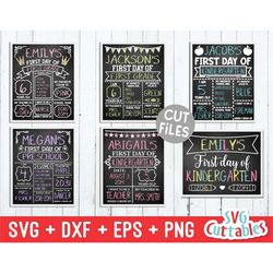 First Day of School svg Bundle - Last Day of School - svg - eps - dxf - png - Star svg - Cut File - Silhouette - Cricut