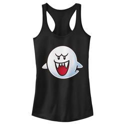 Nintendo Junior&8217s Mario Boo Ghost Smile  Racerback Tank