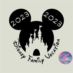 Family Vacation 2023 Svg Png Instant Download, Printable Design, Cricut, Cut File, Vacation 2023 Svg Png, Eps AI, Trip 2