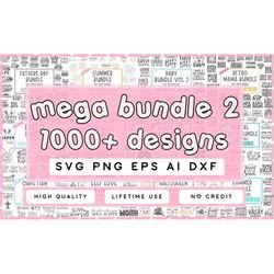 Mega SVG Bundle, T Shirt Designs SVG, Svg Files for Cricut, Silhouette Cut Files, Clipart, Svg for Shirts, Flower svg, C
