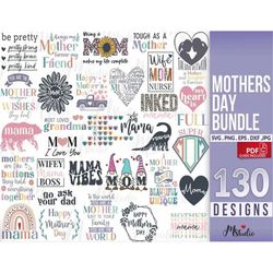Mothers Day SVG Bundle, Mother's Day, Day for her, mom life svg, mama svg, Mommy and Me svg, mum svg, Silhouette, Cut Fi