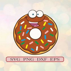 Donut svg, Donut Cut File, Doughnut SVG, Cake svg, Candy, Donut Cut File, Sprinkle Donut SVG file, Printable Donut, Vect