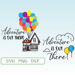 Adventure is out there 2 different styles Dxf Png Svg cricut, Adventure SVG PNG DXF Instant Download Cut File Cricut Sil