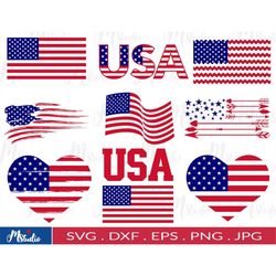 American FlagSVG, 4th of July Svg, distressed flag , Patriotic,Svg, Independence Day Svg, Digital Download, PNG, EPS, EP